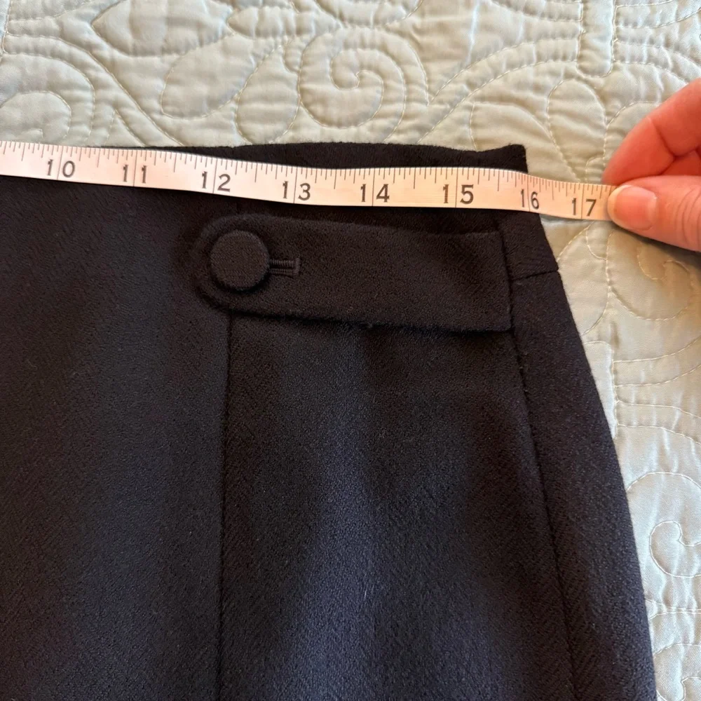 J. Crew Black Wool Pencil Skirt Women Size 8 - Picture 7 of 8